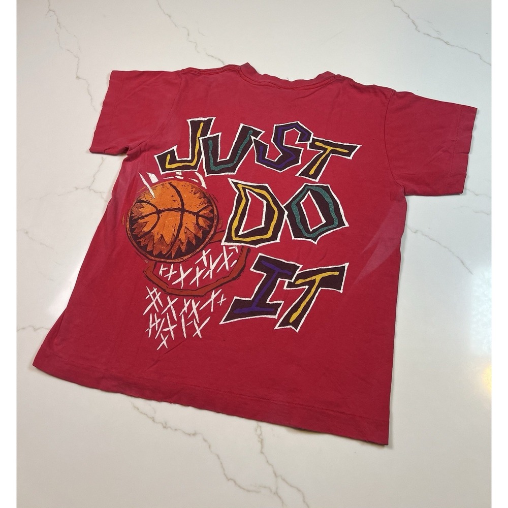 Rare Vintage Nike Basketball Just Do It Shirt Youth Medium